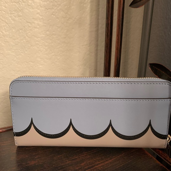🔴 Intarsia scallop wallet Kate spade continental - Picture 4 of 7
